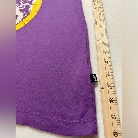Puma Animal Logo Graphic T-SHIRT Purple FOREVERBETTER Men Size XL - Picture 4 of 9
